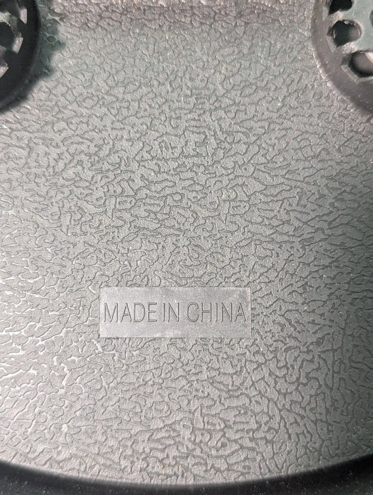 Sky Timer Black & Gray Hanging Wall Clock 13" Round Tested Working