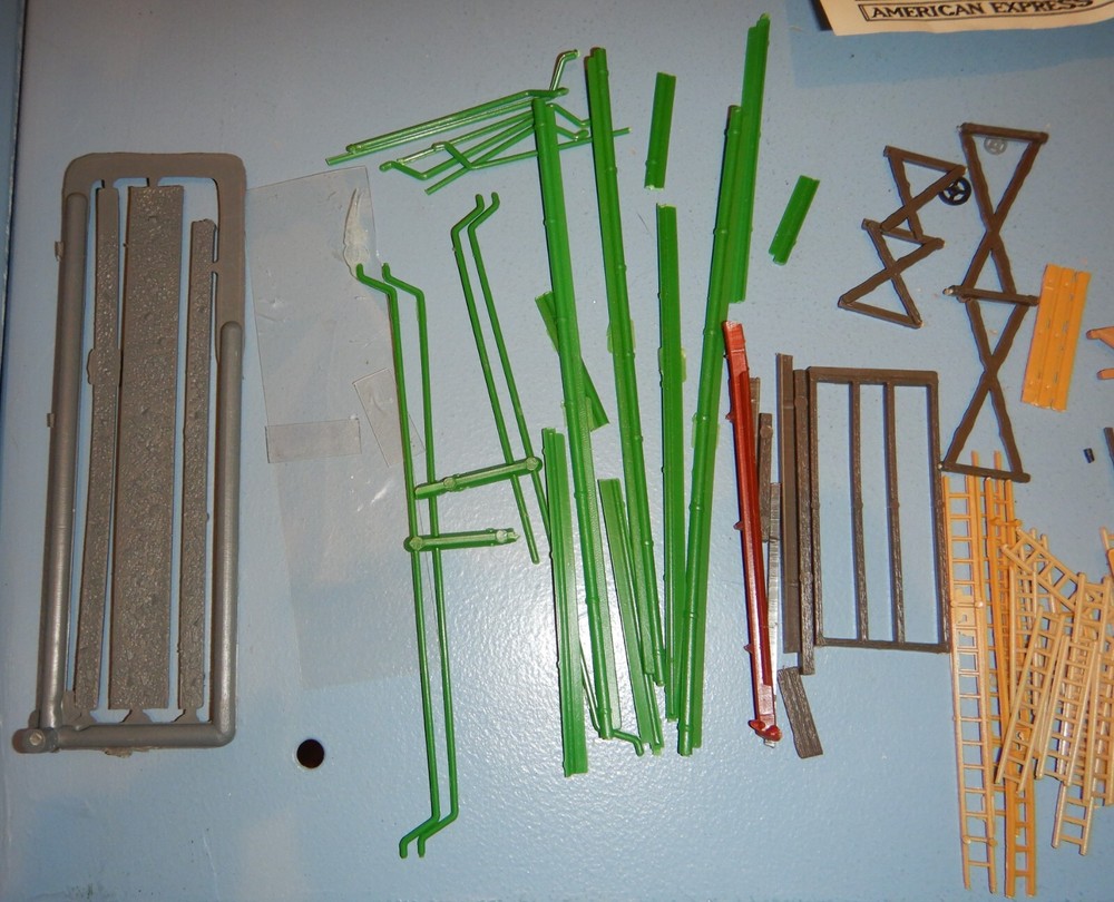 VTG Train Graphics Original Paper Cutouts, Clear Plastic & Plastic Bits & Bobs