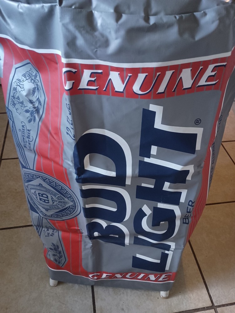 Vintage Budweiser Sleeve Can Display