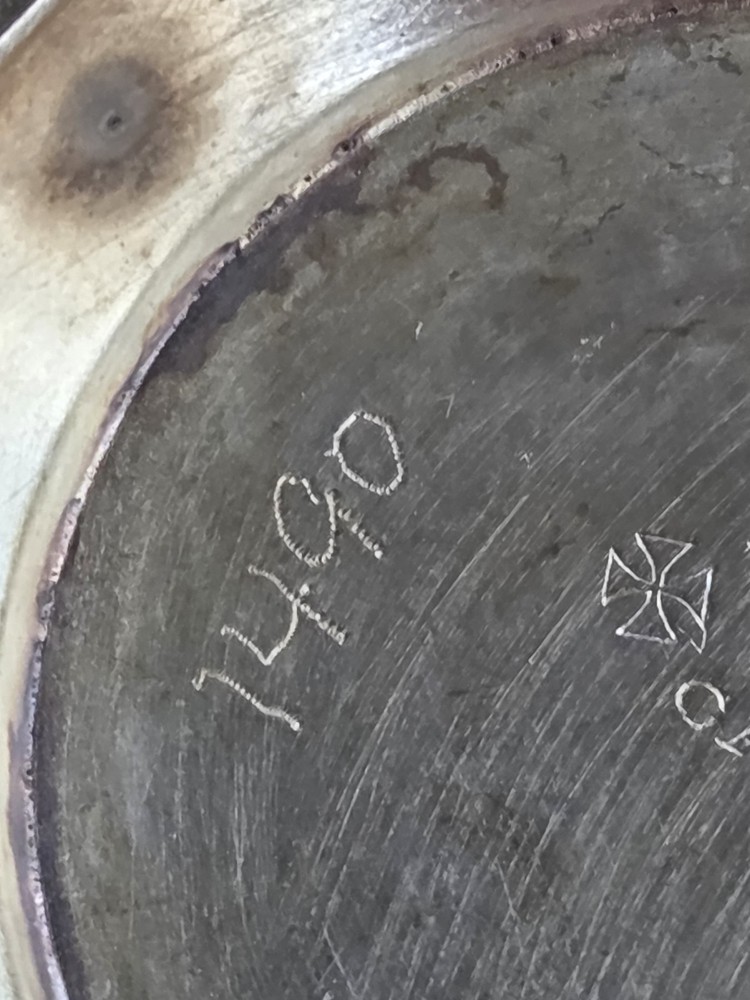 Vintage William Rogers Teapot Scrollwork Silver-plate Handle Lid