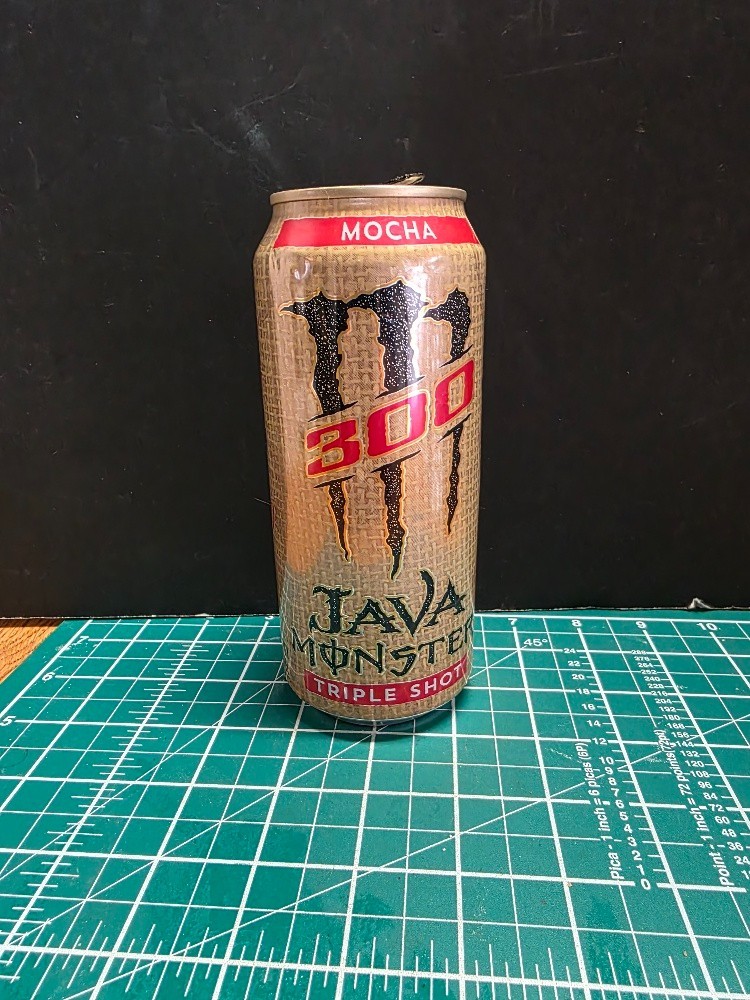 MONSTER ENERGY JAVA 300 MOCHA EMPTY CAN TRIPLE SHOT
