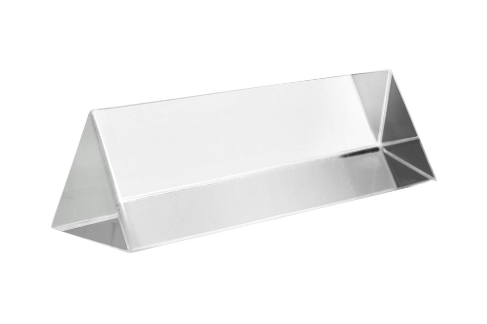 EISCO Equilateral Prism, 3" (75mm) Length, 1" (25mm) Faces - Silver