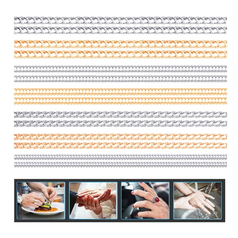 Multifunctioanl Ring Size Adapter Set Plastic Tighteners for Improved Ring Fit