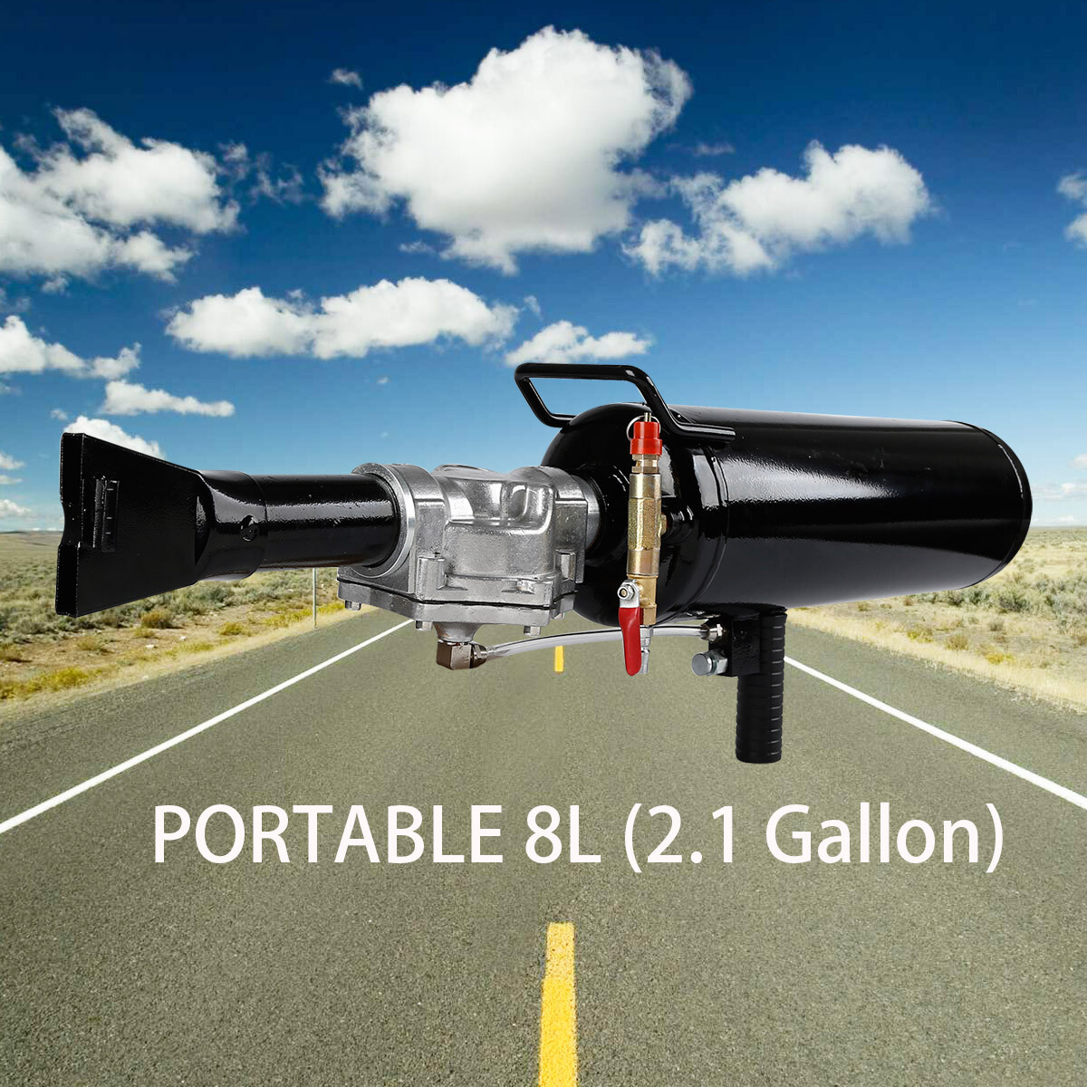 8L 2.1Gal Handheld Tire Bead Seater Air Blaster Tool Trigger Seating Inflator