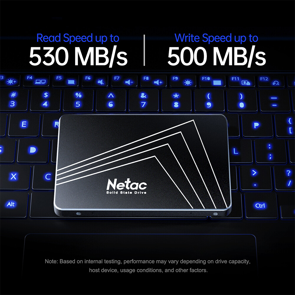Netac 1TB 512GB 256GB Internal SSD 2.5inch SATA Solid State Drive lot PC Laptop