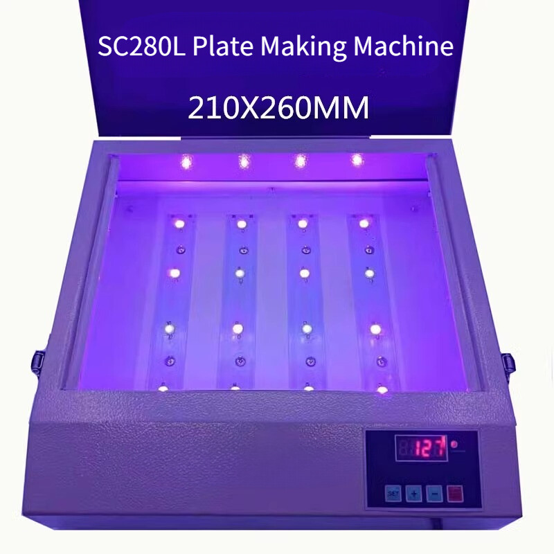 SC280L Resin version Vacuum Frame Exposure Machine LED UV Light Exposure Machine