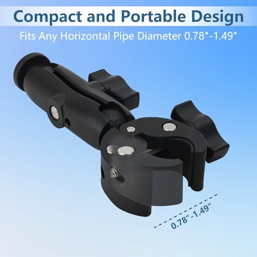 Starlink Mini Mount, Clamp RV Pole Mount, Adjustable Clamp for