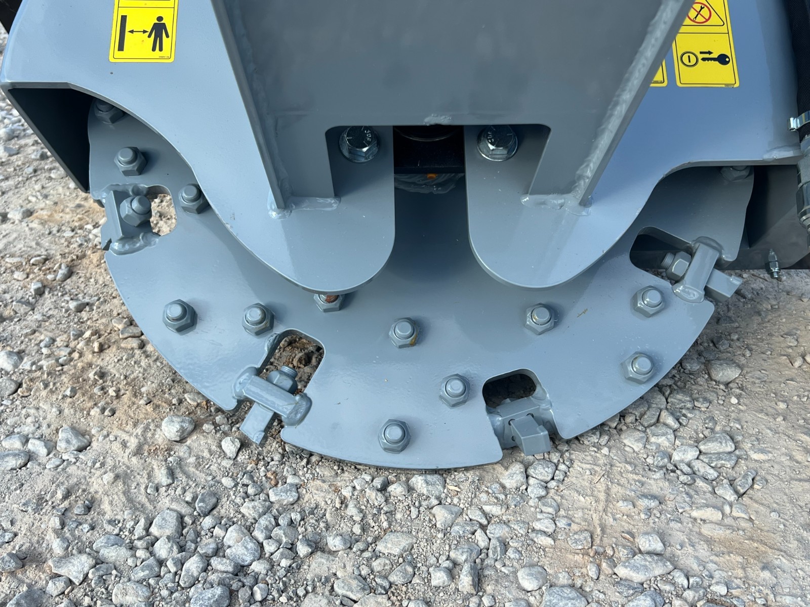 Baumalight S18 Stump Grinder Attachment Fits Low Flow Skid Steer Quick Attach