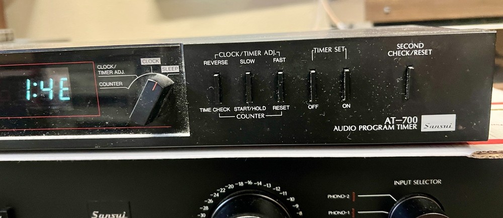 Vintage Sansui AT-700 Audio Program Timer