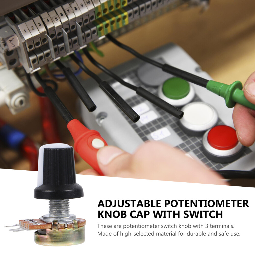 10pcs Volume Control Potentiometer On Off Potentiometer Potentiometer Switch