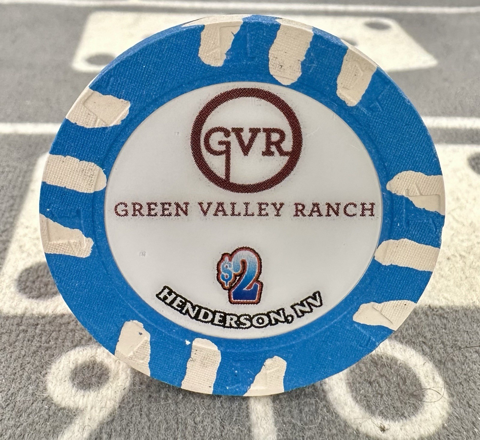 🎰🎲$2 Green Valley Ranch GVR Casino Chip Las Vegas NV Station Casino 1/7🎲🎰