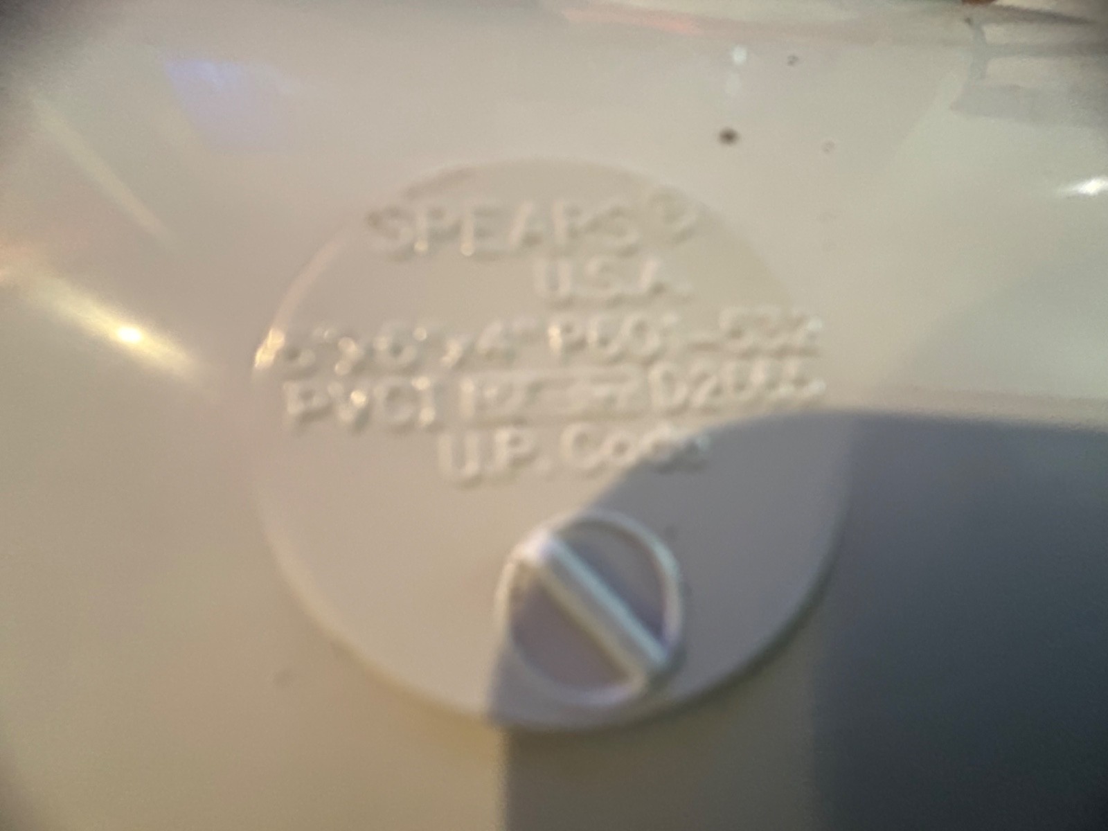 Spears P601-532 6" X 6" X 4" PVC DWV Reducing Wye