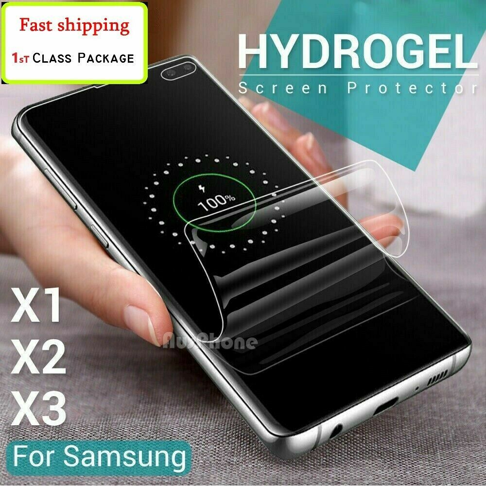 For Samsung Galaxy Note 8 Note 9 Note 10 20 Hydrogel Full Cover Screen Protector