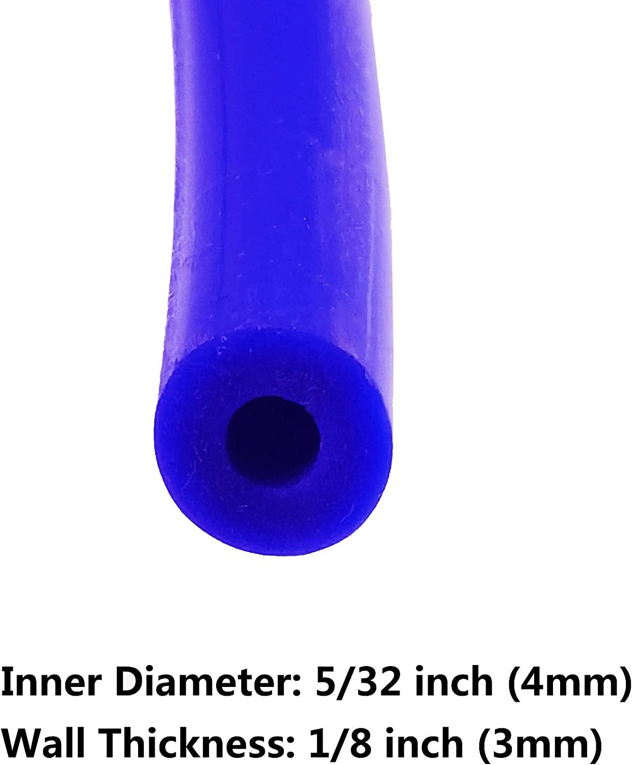 10 Feet Blue ID:5/32"(4mm) Fuel Air Silicone Vacuum Hose Line Tube Pipe