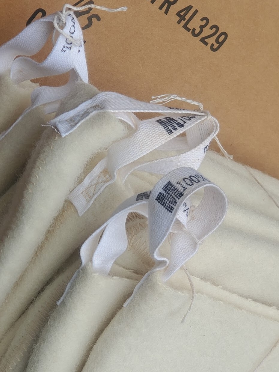 US Military Extreme Cold Weather N-1B 100% Wool Mukluk Boot Liners, MEDIUM, NEW