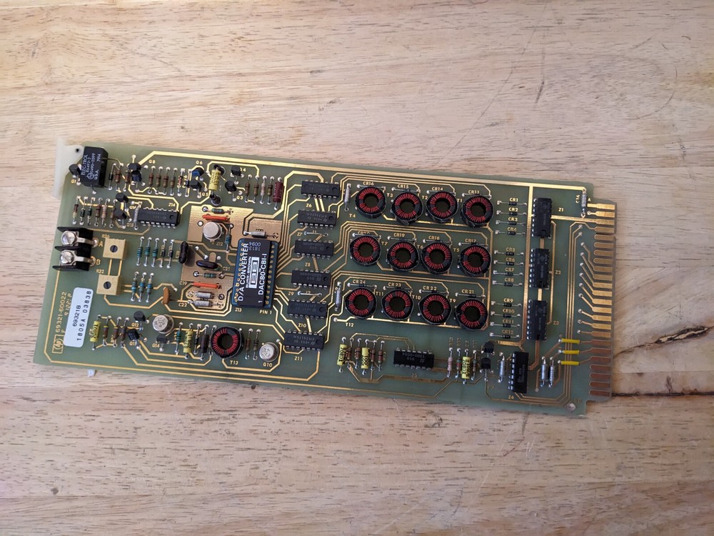 HP MODEL 69321B D/A VOLTAGE CONVERTER CARD