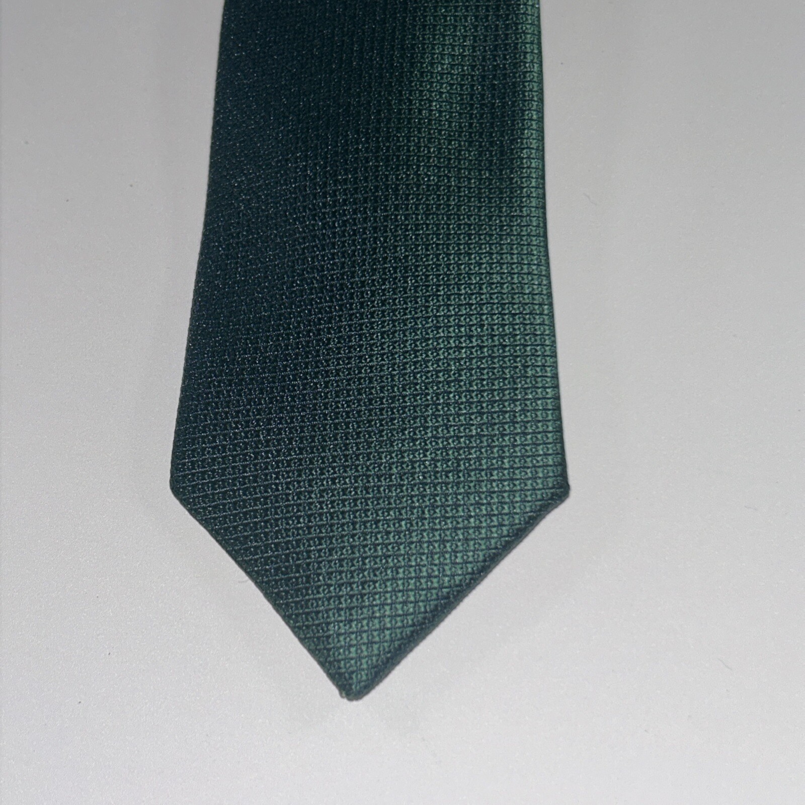Tommy Hilfiger Boy's Green Zipper Tie New with Tags Free Shipping