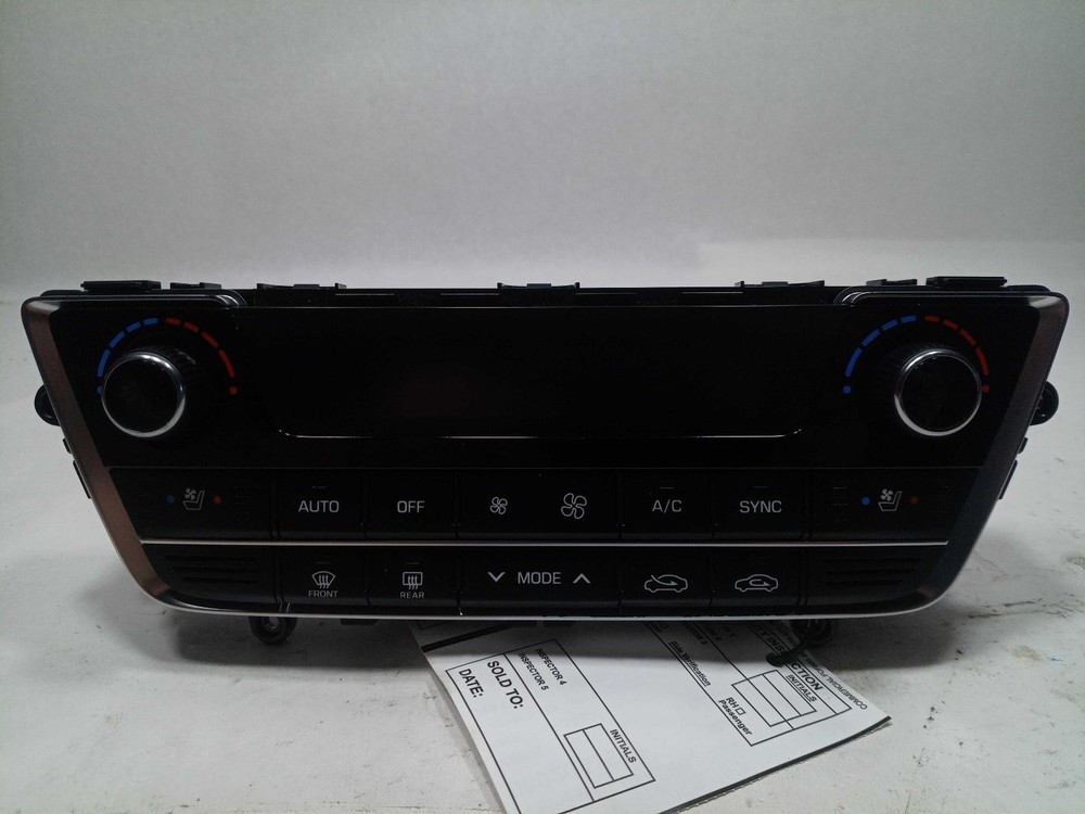Used A/C Selector Switch fits: 2017 Hyundai Sonata w/navigation automatic temper