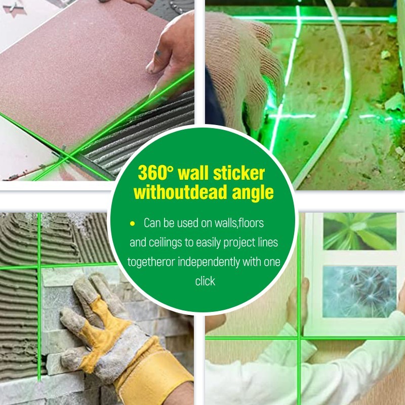 Self Leveling Laser Level Green Beam Horizontal Vertical Line Builder Tool