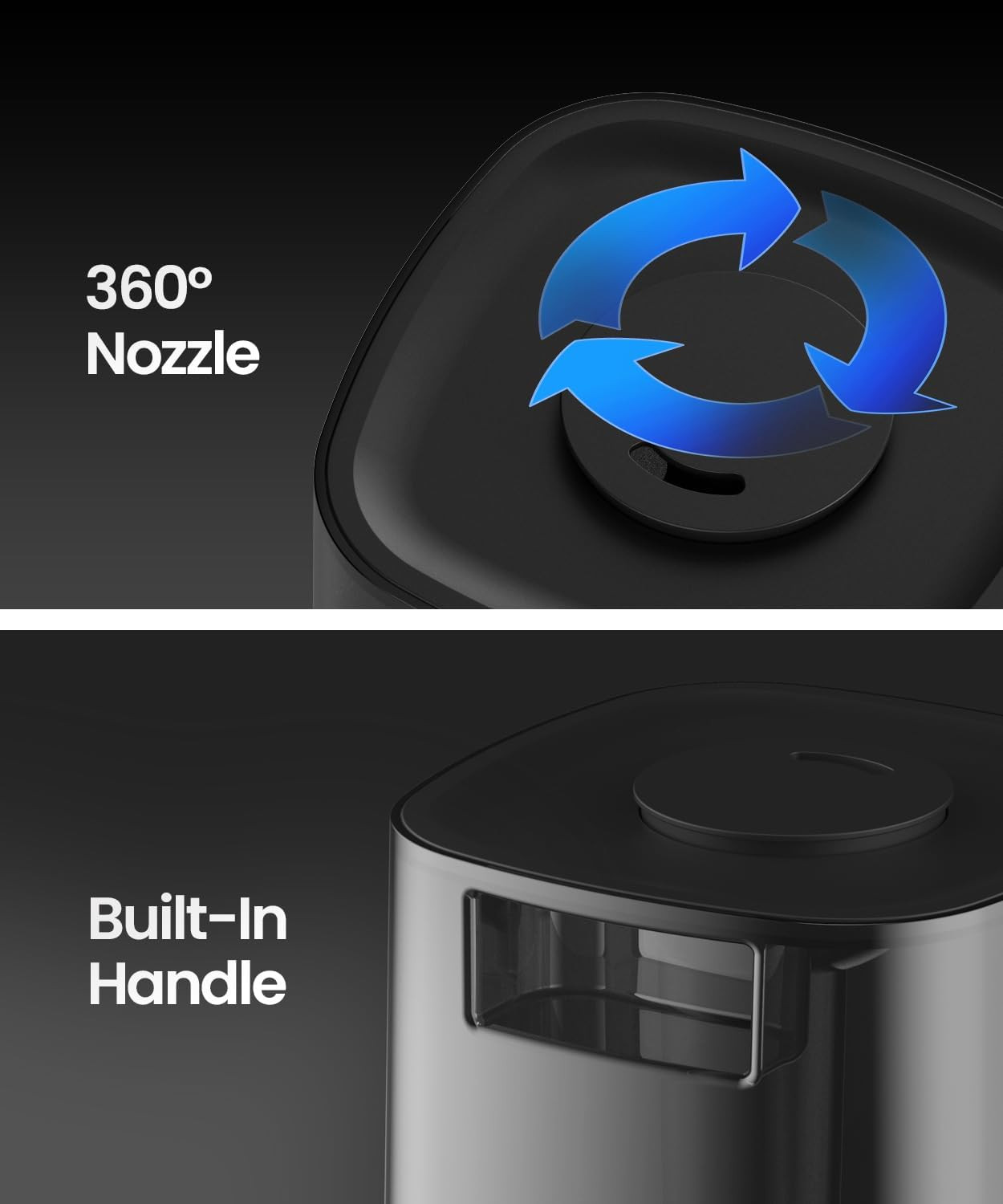 4.5L Humidifiers for Bedroom, Humidifiers for Home Large Room, Cool Mist Humidfi