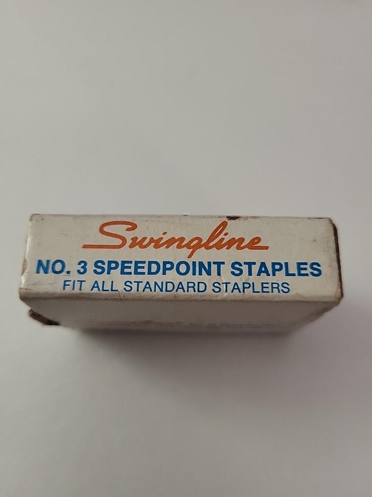 Swingline No 3 Speedpoint Staples: Open Box
