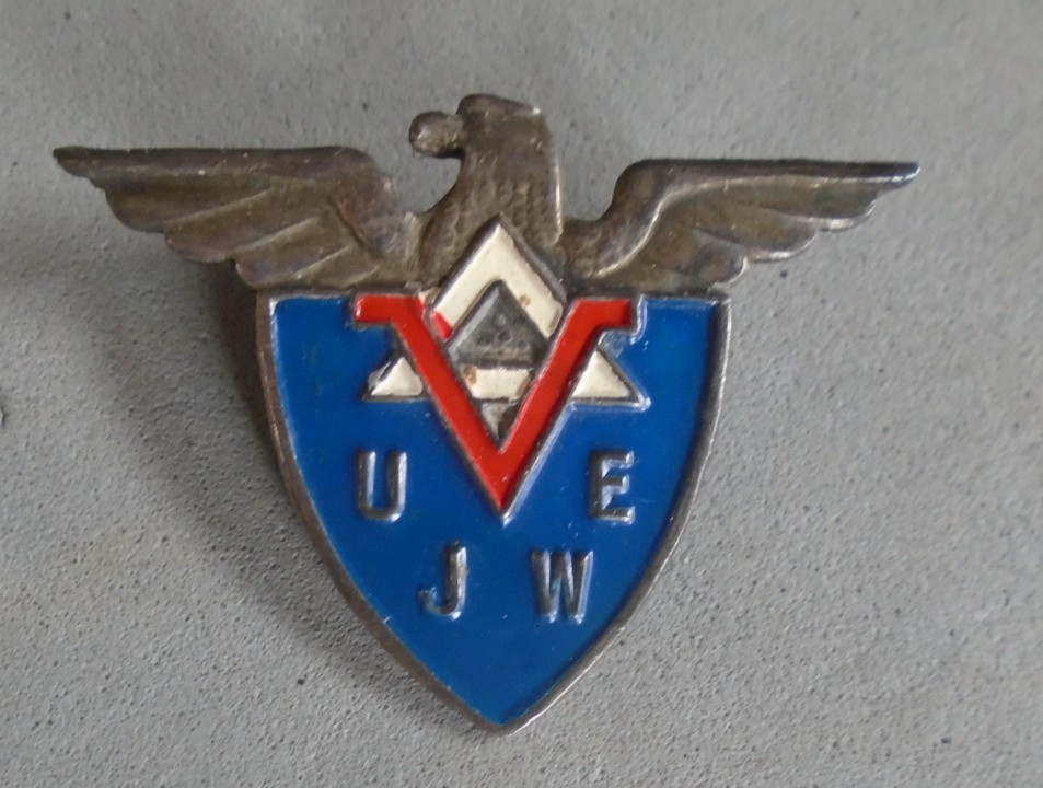 WWII United Jewish War Effort sterling pin