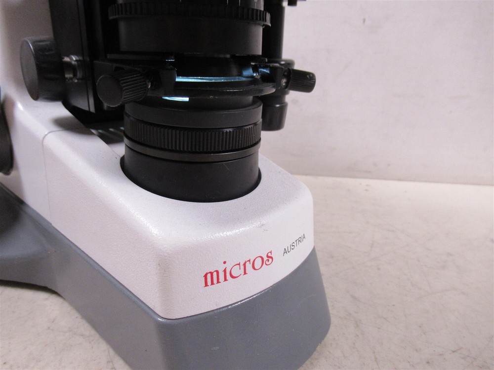 Micros Austria Biological Binocular Microscope MC100LED w/ Objectives
