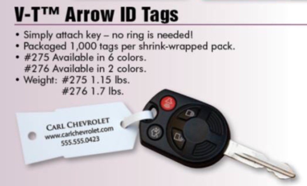 Blank ID Tags - Easy To Write On - Great Quality