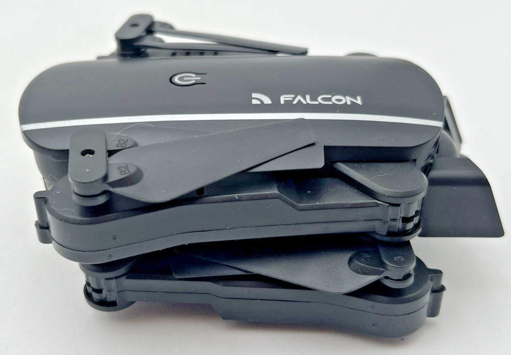 FALCON DRONE 2.4 GHZ FOLDABLE QUADCOPTER WITH CAMERA BLACK