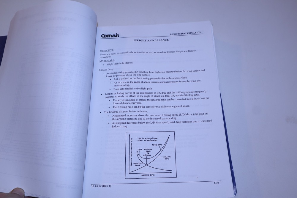 Comair Basic Indoctrination Course Pilot Training Manual Aviation