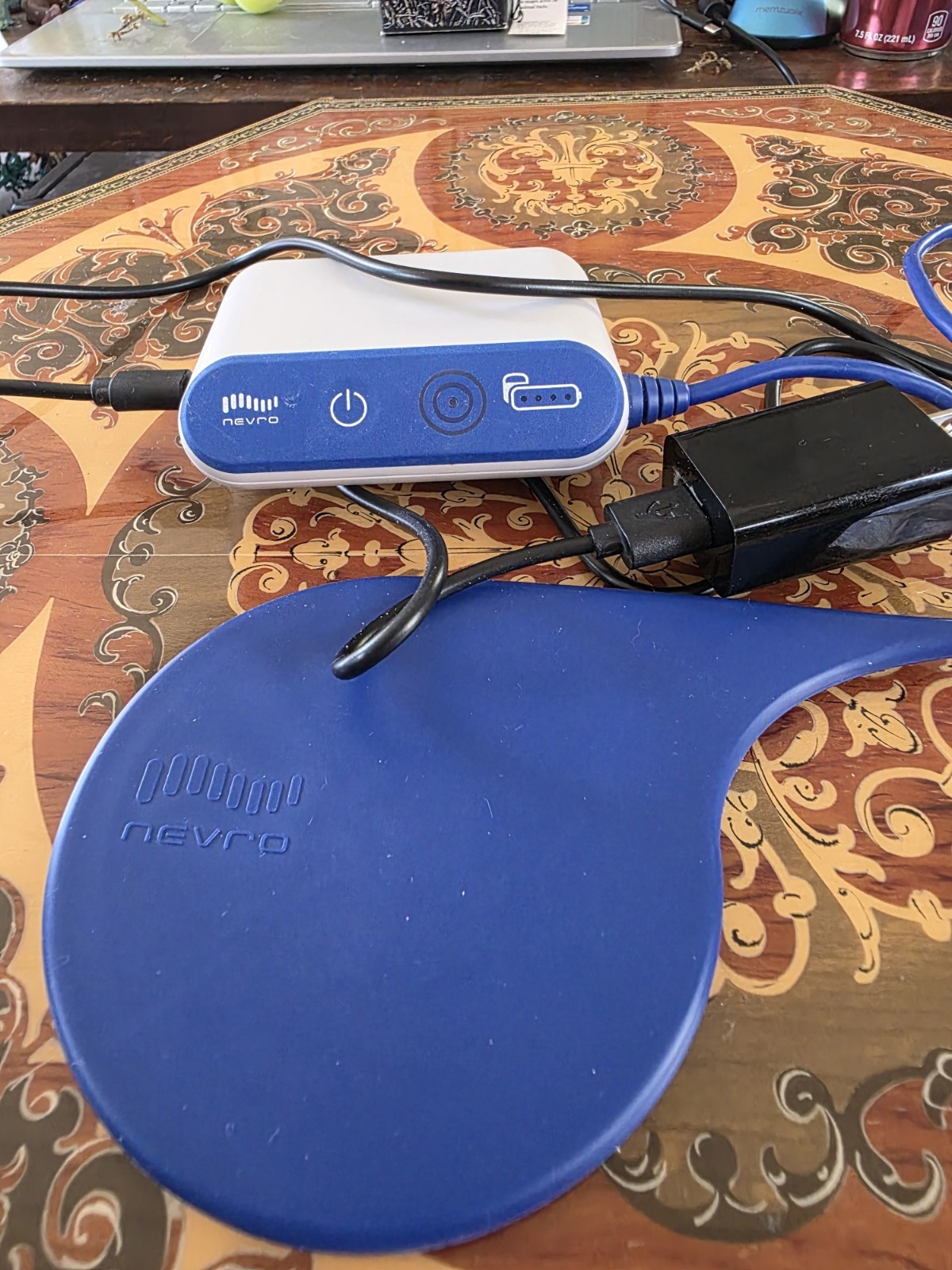 Nevro Spinal Cord Charger Model 2500 and Remote Control