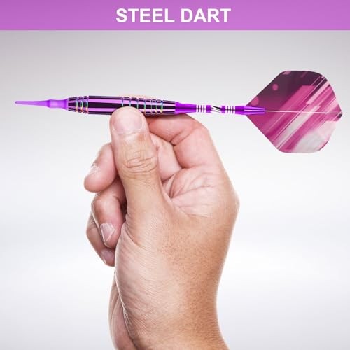 Soft Tip Darts Sets - Soft Tip Darts for Electronic Dartboard Plastic purple