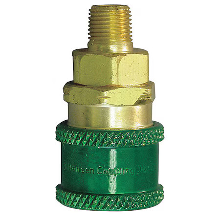 Hansen Gr604r Coupler Body, Unf, 1/4, Brass