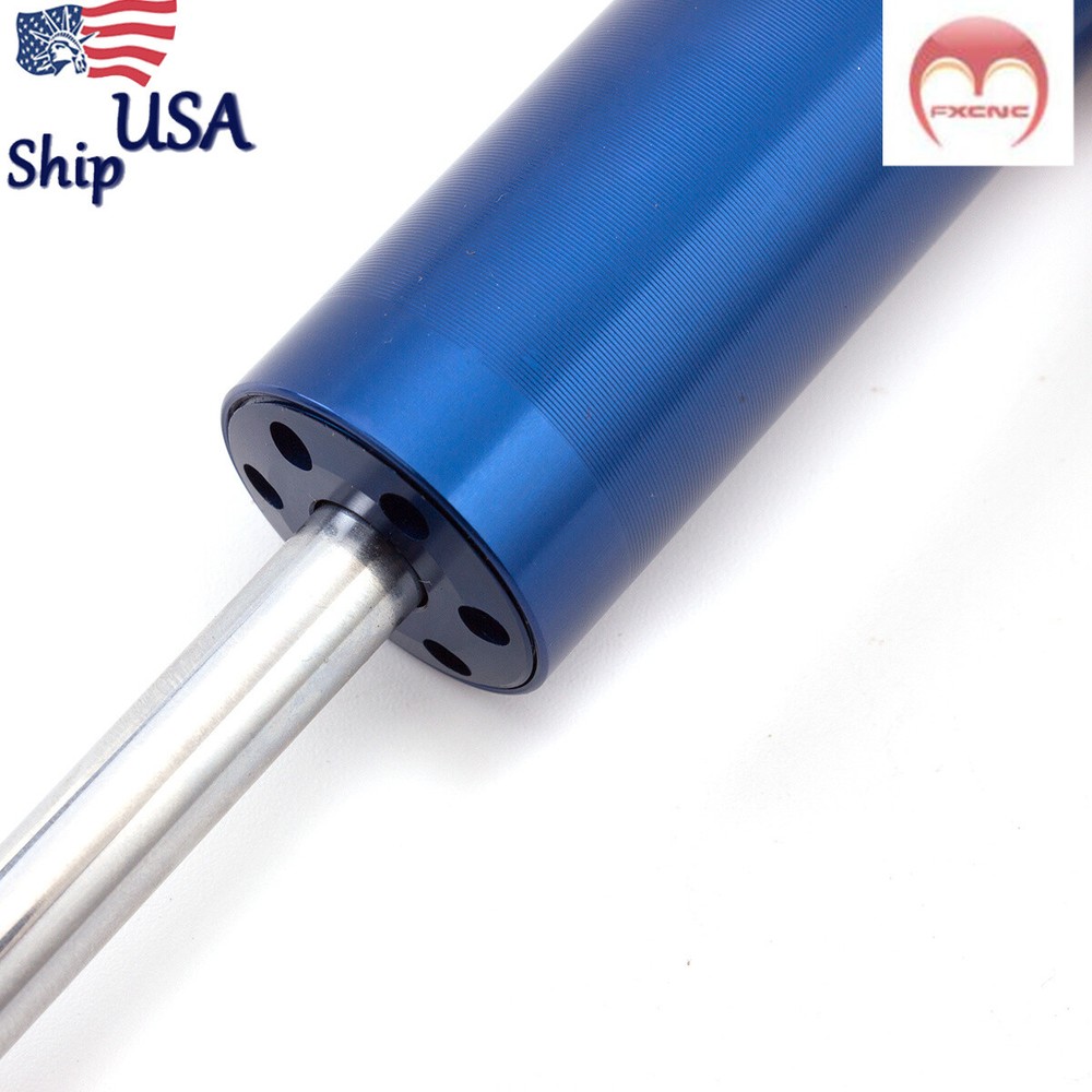 Motorcycle Steering Damper Stabilizer Adjustable Blue Bar Universal