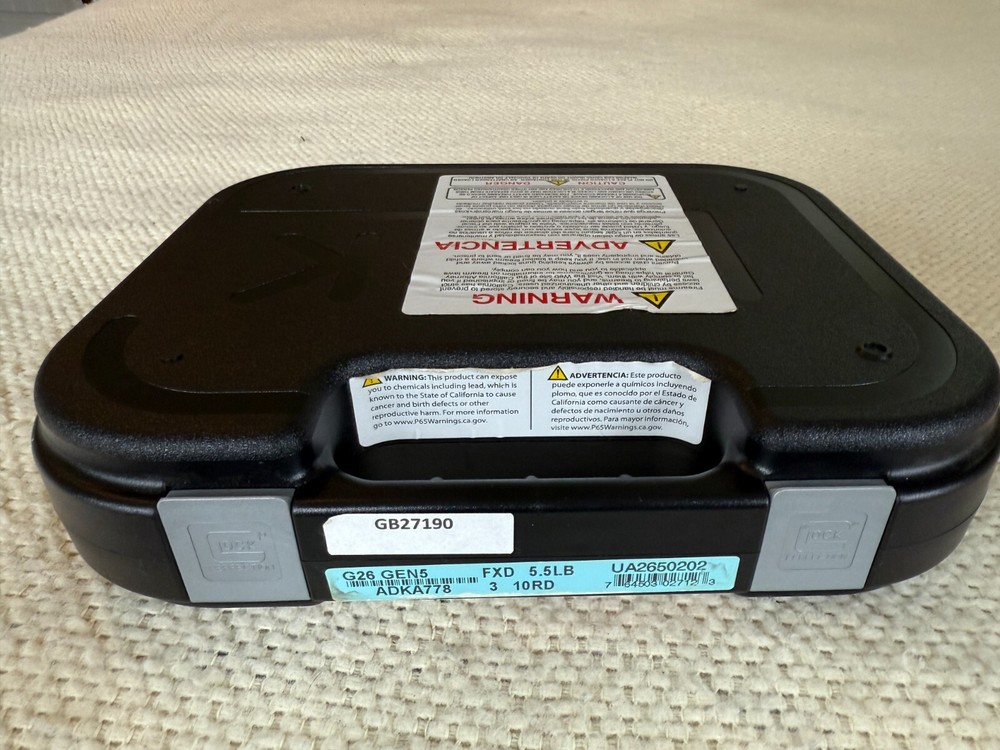 Glock G26 Gen 5 Pistol Case