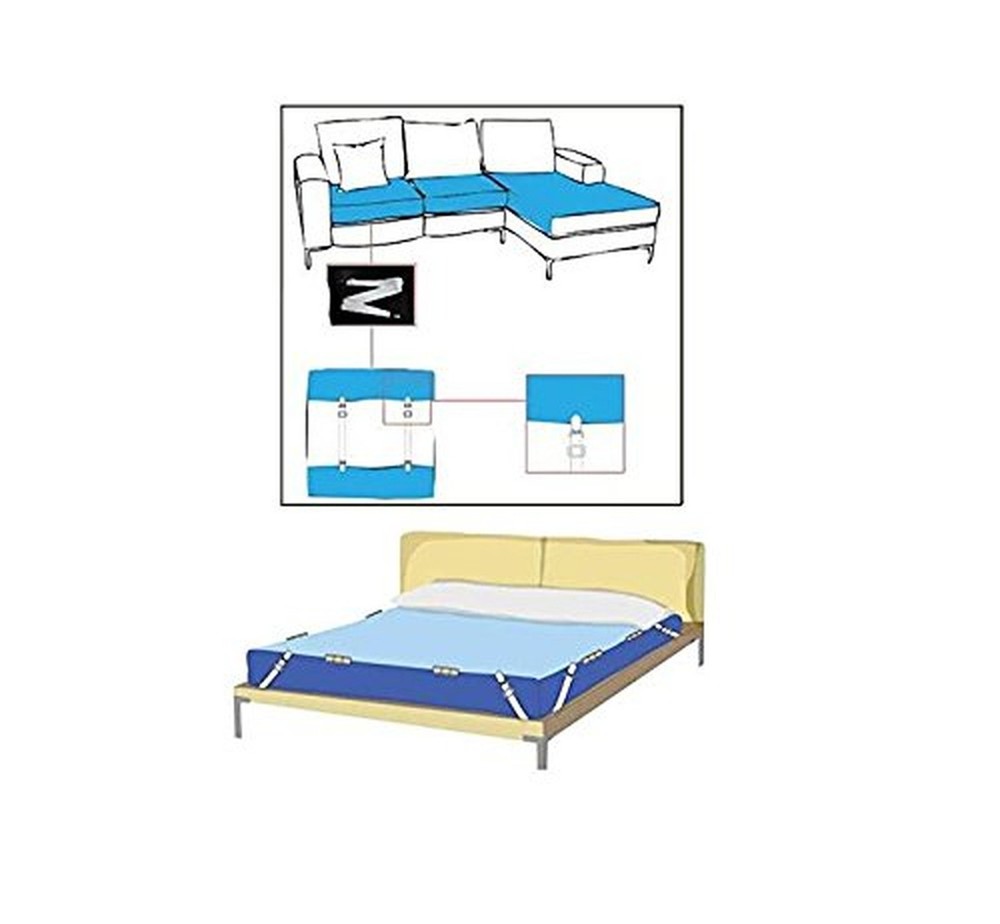 Bed Sheet Straps (Black)