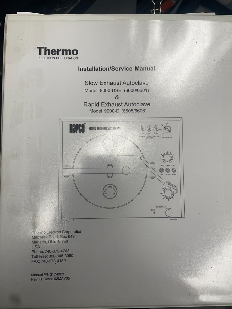 Napco 9000-D Autoclave Sterilizer