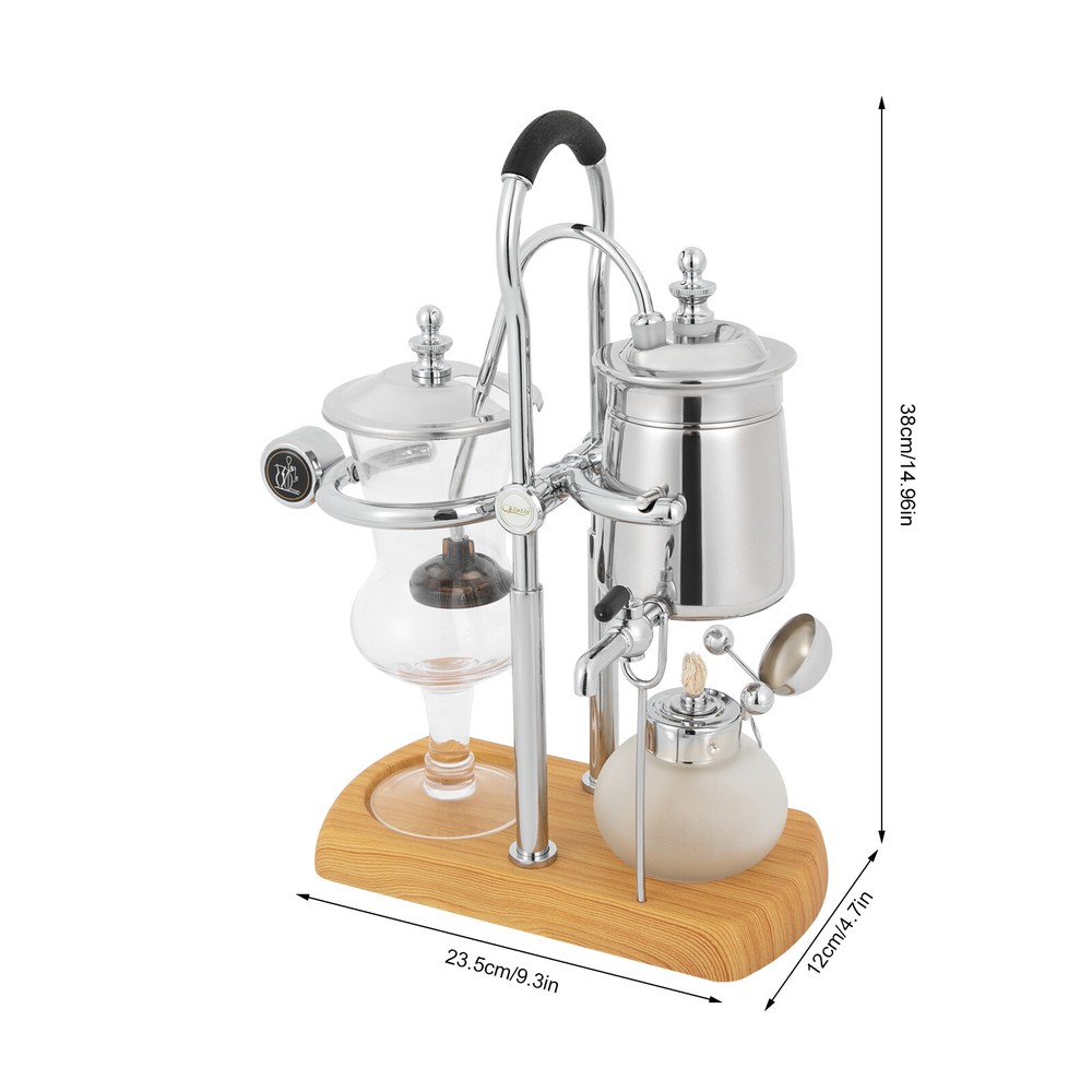 Antique Tabletop Siphon Coffee Maker Brewer Brew Tea Machine with Faucet