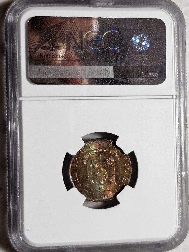 Philippines 5 Centavos 1963 NGC MS 64