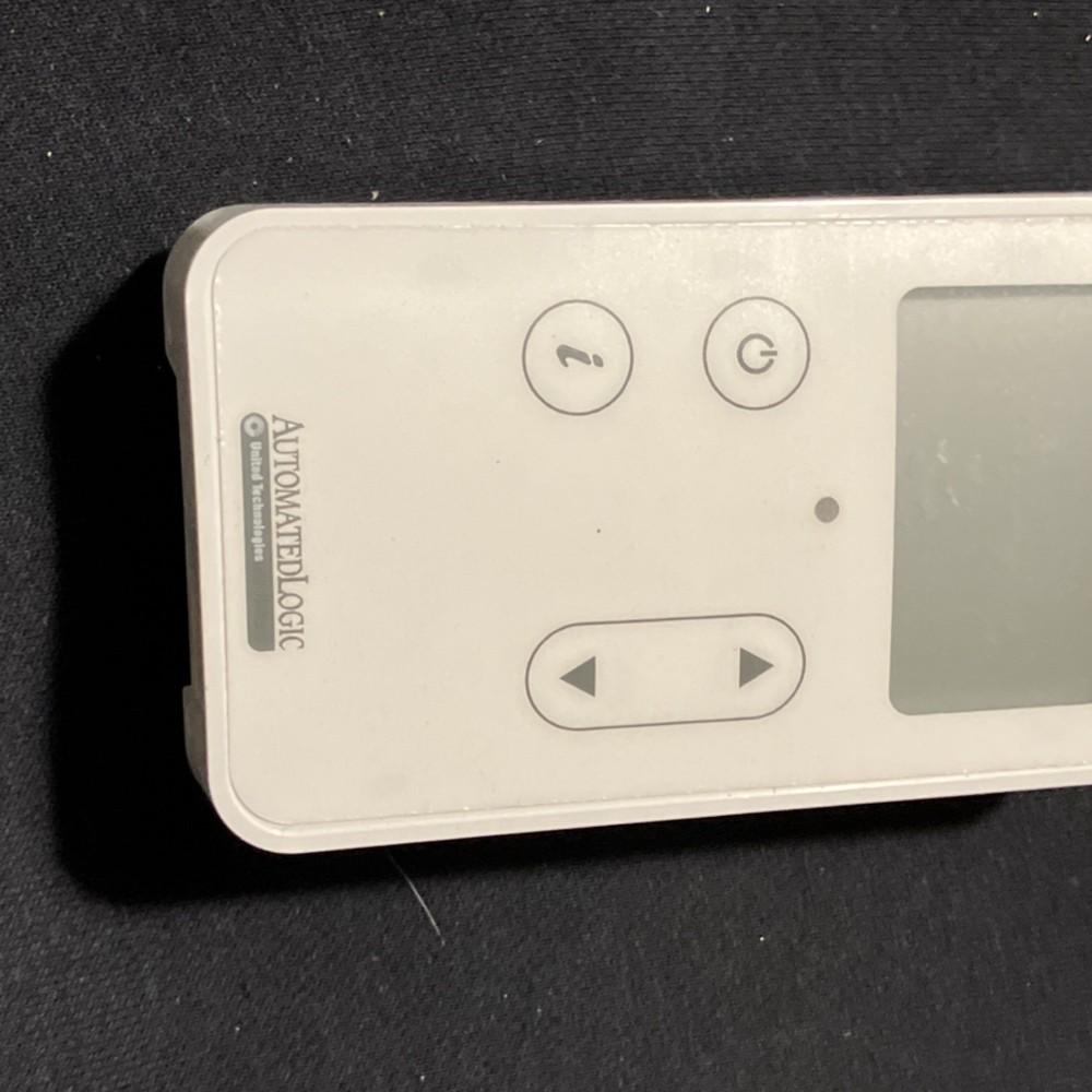 Automated Logic Rectangular White Programmable Thermostat ZSP2P-H-AIC