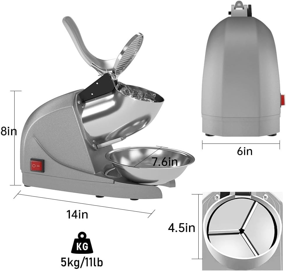 #1 Máquina de hielo raspado trituradora de hielo eléctrica de 380 W - NEW