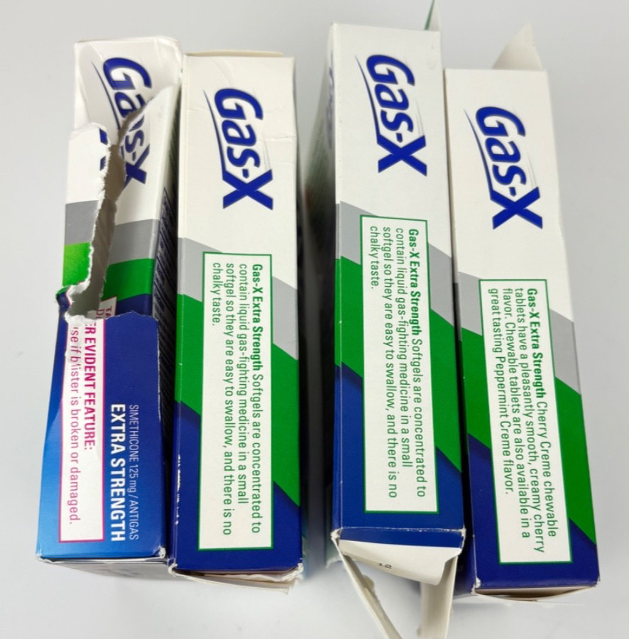 Gas-X Extra Strength Softgels/Chewables-4 Pack. *Please read decription*