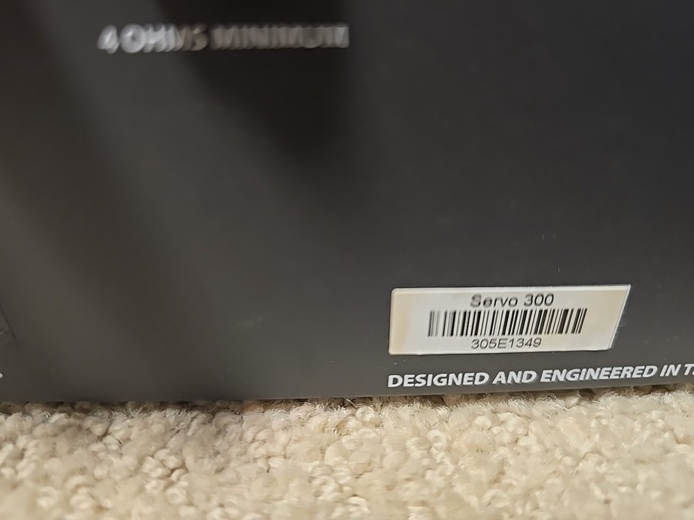 Samson Servo 300 2-Ch 150W/ch Rackmount Stereo Amplifier Tested