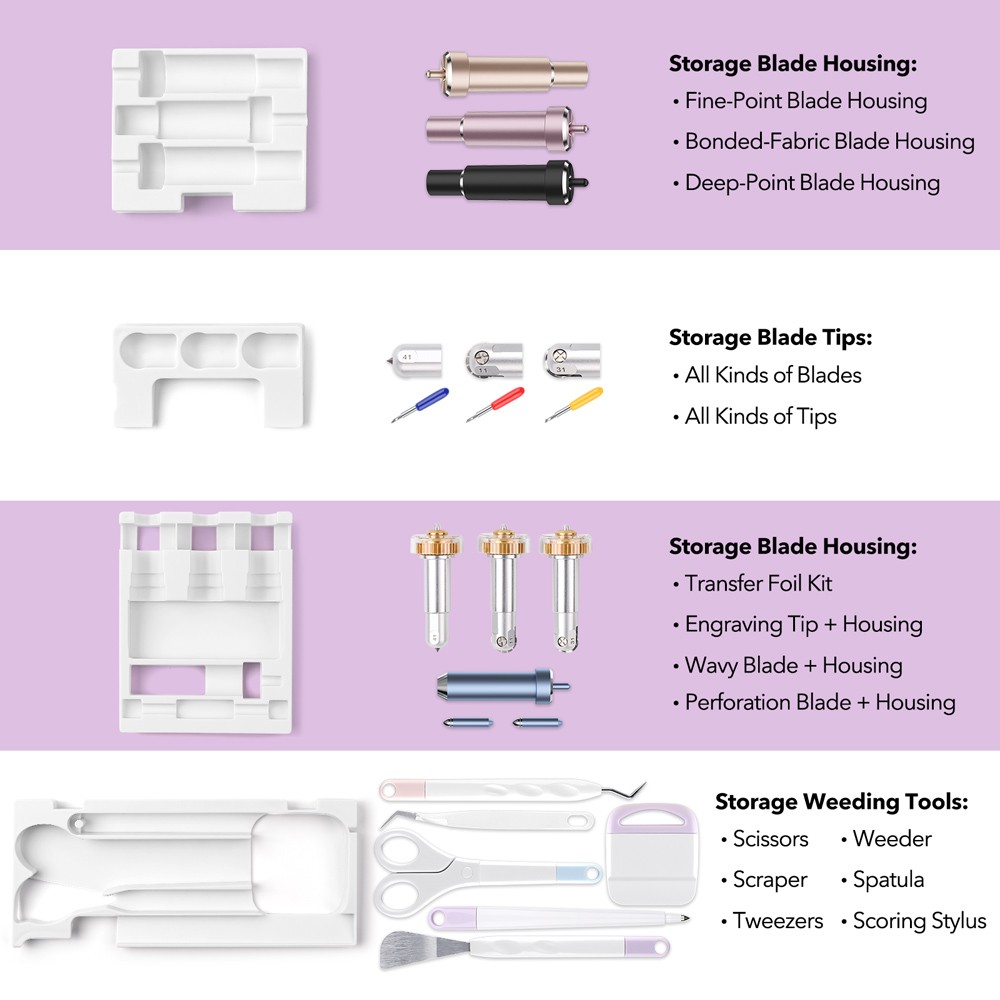 Tool Storage Insert Organizer Compatible with Cricut Maker 3 & Maker