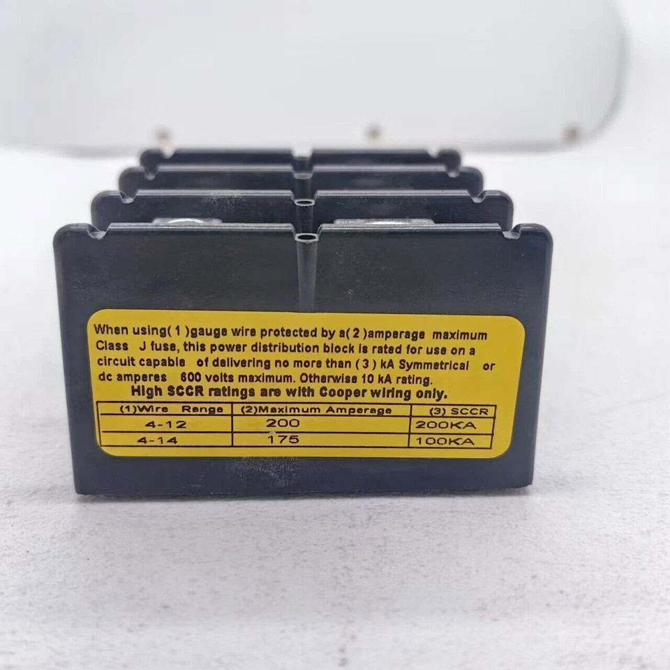 FOR BUSSMANN 16220-3 Fuse Base Terminal Block
