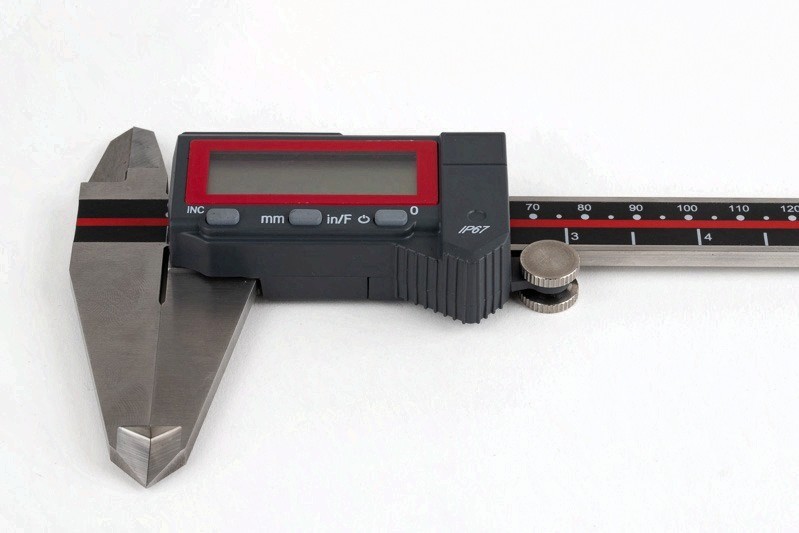 12" (300mm) Digital Caliper, 0.0005" (0.01mm) Resolution, Shockproof