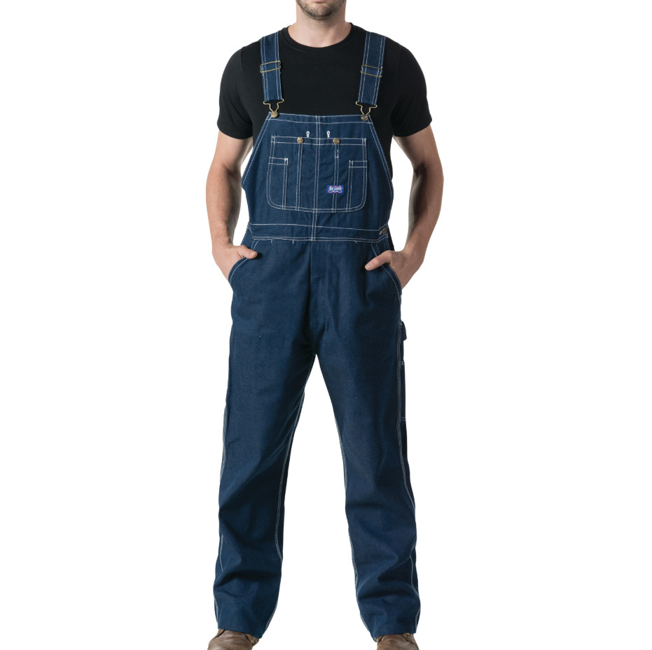 Liberty Men’s Big Smith Rigid Denim Bib Overalls