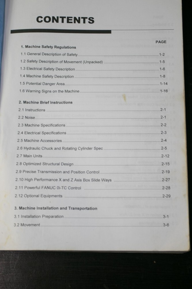 Accuway UL-20 Maintenance & Operations Manual