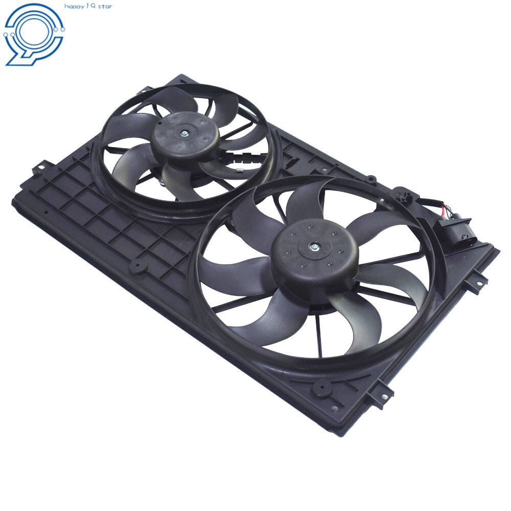 Radiator Cooling Fan Assembly for Volkswagen Golf Jetta Rabbit Beetle 2.0L 2.5L