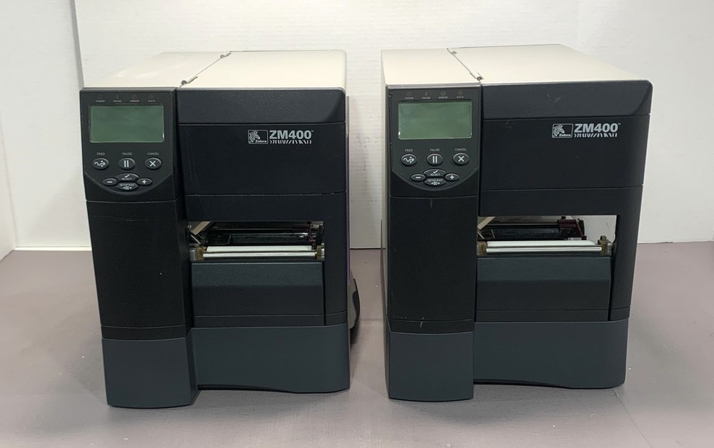 Zebra ZM400-200dpi Industrial Barcode Printer Tested